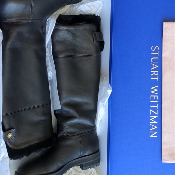 Stuart Weitzman Alpine Cozy Boots 37 or 6.5 With Box - Picture 5 of 8